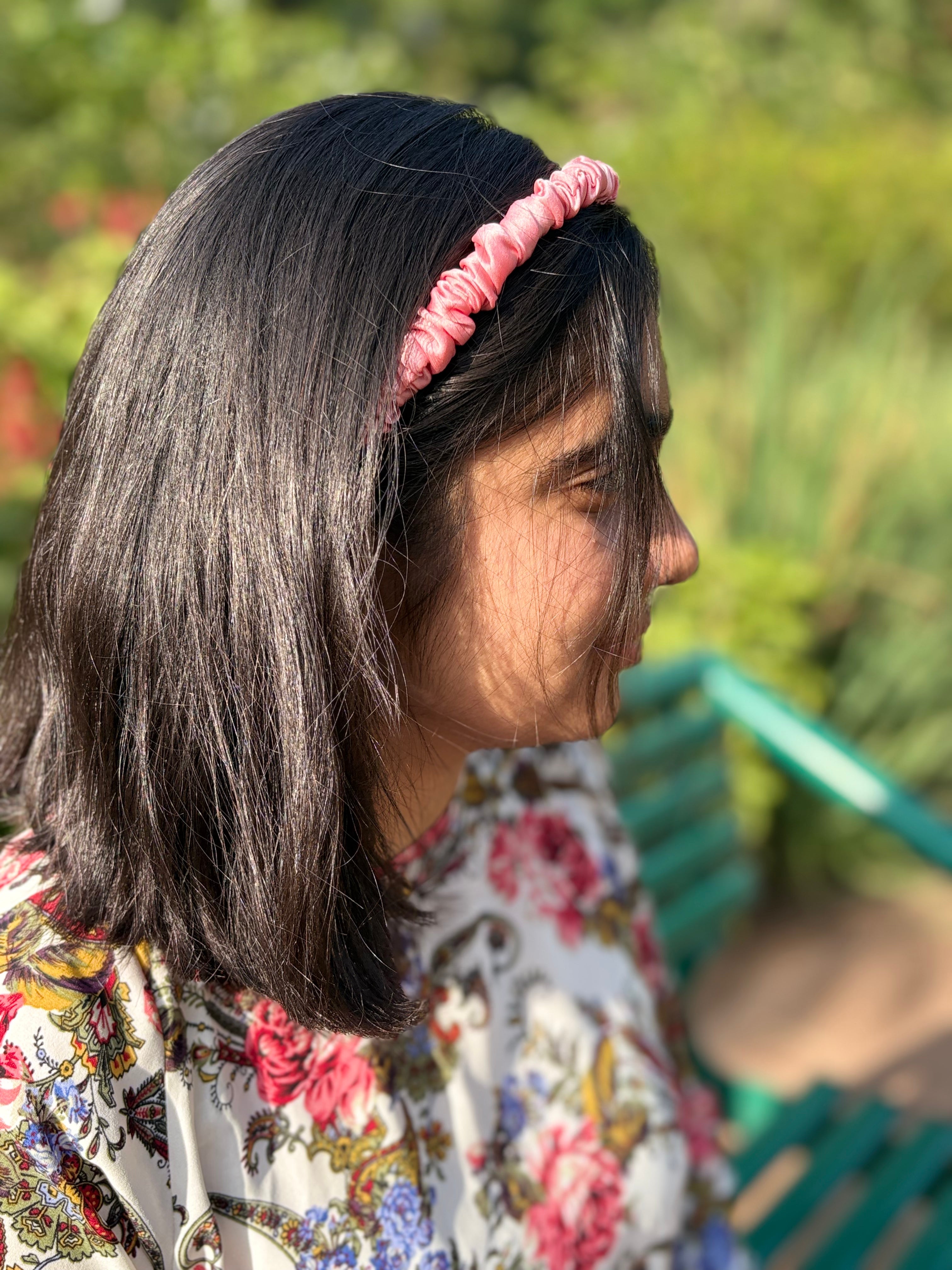 SATIN CRUSH HEADBAND
