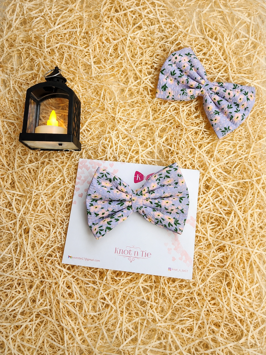LILAC MEADOWS ICONIC BOW